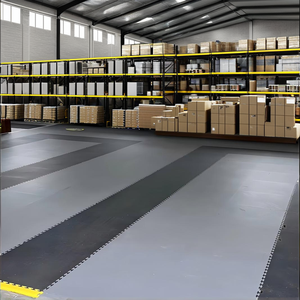 Alfombrillas Antideslizantes, Impermeables y Ecológicas para Taller o Garaje, Diseño Moderno en 3D, Baldosas de PVC Encajables de 6mm, Suelo Industrial para Interiores - Product Image 1