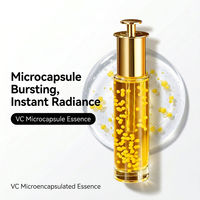 Sérum Liquide Éclaircissant Personnalisable au Logo, Sans Parabène, Nourrissant, à la Nicotinamide, au Caviar, Vitamine C, Aloe Vera et Squalane pour Soins de la Peau