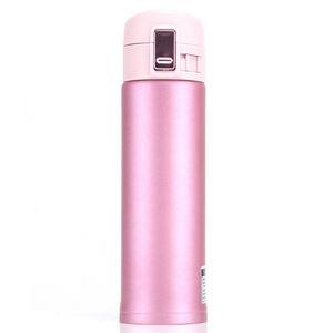 OEM 16oz negro de vacío de acero inoxidable taza de vacío frascos termos <span class=keywords><strong>thermoflask</strong></span> con botón flip tapa - Product Image 2