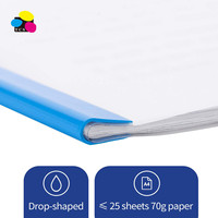 Carpeta de Presentación Transparente Reciclable en Oferta, Cubierta para Informes en Varios Colores, Carpeta de Archivo para Uso en Oficina