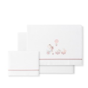 Modello Jirafa 3 pezzi trapunta bambino e Set lenzuola in maglia di cotone lettiera per neonati - Product Image 1