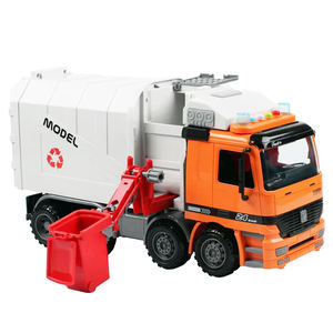 <span class=keywords><strong>Camion</strong></span> <span class=keywords><strong>della</strong></span> <span class=keywords><strong>Spazzatura</strong></span> <span class=keywords><strong>Giocattolo</strong></span> con Funzione di Scorrimento, Materiale Plastico, Veicolo per la Raccolta Rifiuti a Inerzia - Product Image 1