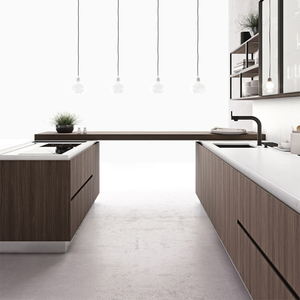 Mobile da Cucina Modulare per Interni di <span class=keywords><strong>Qualità</strong></span> Garantita con Design di Porte in Acrilico, Cerniere Moderne, Arredamento Cucina Personalizzato - Product Image 2