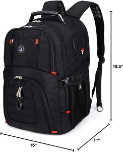 Organizing Waterproof <strong>Backpack</strong> Trendy Anti Theft School Bags for Men USB Charging College Laptop School Bags for Teenagers - Product Image 2