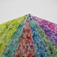 Tissu en popeline de coton imprimé de fleurs à l'aquarelle personnalisé, motif de roses vintage pour robe, chemisier, textile de maison pour femmes