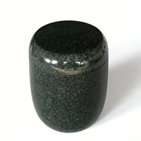 Vente en gros d'urnes funéraires en céramique émaillée, marbre, granit, noir, marron, diamant, citrouille, evergreen, origine Chine