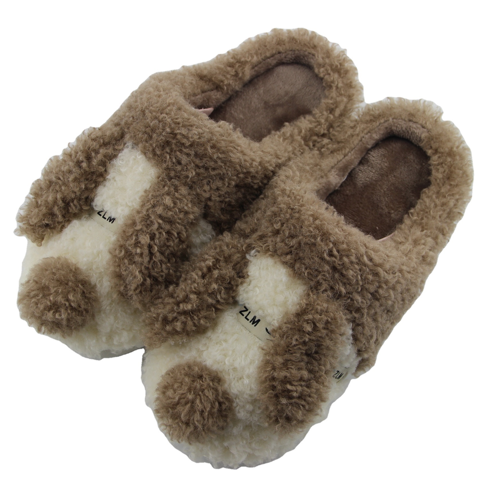 Симпатичные мягкие тапочки Pluffy Dog 2021, лидер продаж, зимние комнатные детские Тапочки