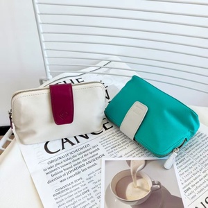 PU Leather Magnetic Closure Makeup <b>Bag</b> Large Capacity Cosmetic <b>Bags</b> Custom Logo Fashion <b>Toiletry</b> <b>Bag</b> for Travel <b>Women</b> Beach - Product Image 2