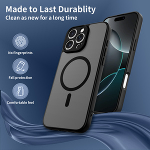 Cho <span class=keywords><strong>iPhone</strong></span> 16 Pro Max trường hợp sang trọng mờ điện thoại di động Trường hợp ống kính chống sốc bảo vệ từ trường hợp điện thoại di động cho <span class=keywords><strong>Iphone</strong></span> - Product Image 4