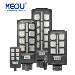 KEOU Commercial All In 1 Solar Street Light Housing 5000 Lumens All In 1 Solar Street Led Light
