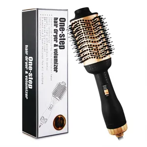 One Step Cepill 3 In 1 Mini Multifunction Rotating Hair Brush Interchangeable Heads Hair Styler Ionic Air Hairbrush Secador
