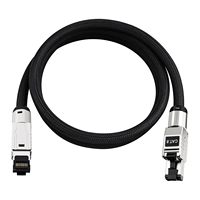 Pabrik Kabel Patch Bermerek OEM Logo Kustom Kabel Ethernet RJ45 Label Pribadi Cat8 SFTP Berpelindung Konduktor Tembaga Telanjang Selubung PVC