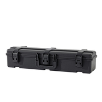 671613 Boîte à outils portable en plastique, étui de protection rigide pour équipement, avec poignée et fermoirs sécurisés