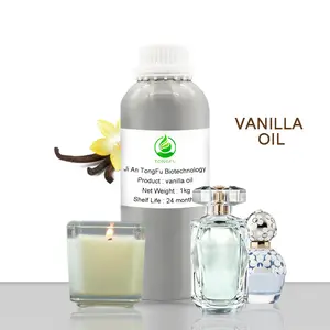 Groothandel 100% Pure Biologische Vanille Etherische Olie Geurolie Vanille Voor Parfum Kaars Massage Geur