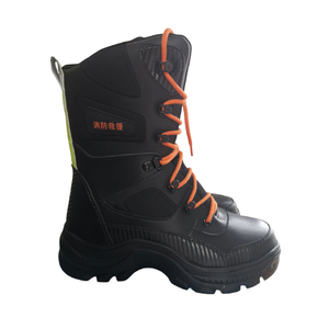 Bottes de sauvetage sans lacets pour homme, chaussures de sécurité fiables, baskets de travail pour pompier - Product Image 1