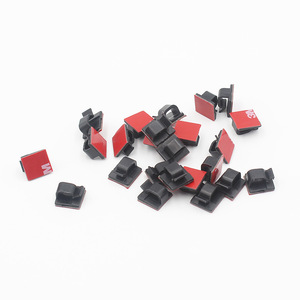 Pinces de Fixation en plastique auto-adhésives, 30 pièces, attaches de <span class=keywords><strong>câble</strong></span>, organisateur de stockage de réticule de fil <span class=keywords><strong>électrique</strong></span>, accessoires de câblage - Product Image 4