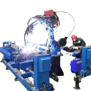 Robot de soudage compact BORUNTE à 6 axes, capacité de 10 kg, portée de 1500 mm, boîte de vitesses, précision de répétition de 0,05 mm, protection IP54, utilisation facile - Product Image 1