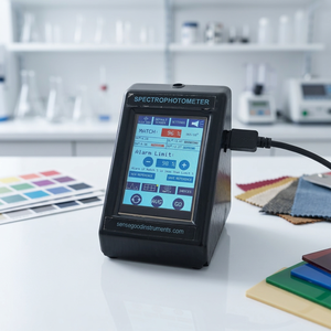 Spectrophotomètre numérique portable Sensegood Instruments 400-700nm, spectromètre visible, appareil de mesure de la couleur, colorimètre OEM - Product Image 4
