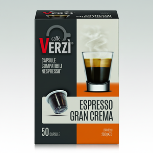 Capsule di Caffè Compatibili Nespresso 50 Verz ESPRESSO GRAN CREMA Accessori per Caffè e Tè [0,13/capsula] - Product Image 2