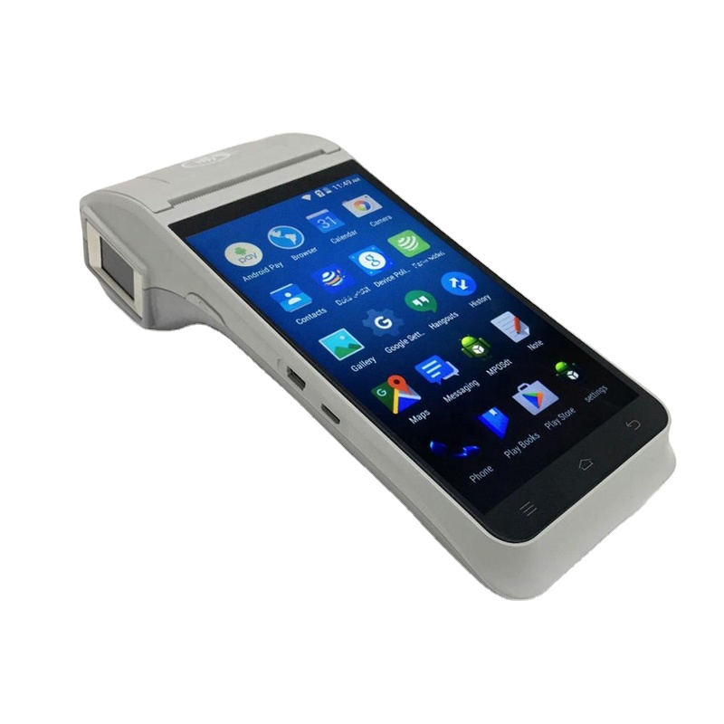 5,5 дюймовый ручной POS-принтер Z91 с 4G Wifi Bluetooth NFC камерой и сканером отпечатков пальцев