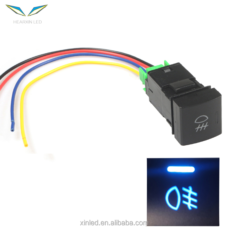 Автомобильный ВКЛ-ВЫКЛ кнопка для Toyota Camry кнопка переключения противотуманных фар с 4 жильный кабель 2018 2019 2020