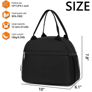 Custom Logo Portable Oxford Waterproof Lunch <b>Bag</b> for Kids Insulated Cooler <b>Bag</b> Reusable Lunch Tote <b>Bag</b> Custom logo - Product Image 3