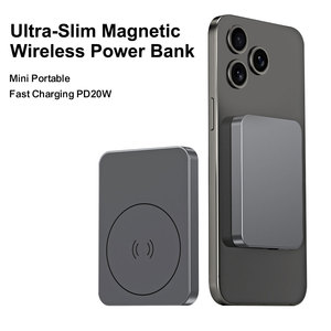 ก้อนแบตเตอรี่ magsafered 20W ชาร์จเร็วพาวเวอร์แบงค์ขนาดเล็กแม่เหล็กไร้สายแบบพกพาปลอดภัยสถานีพลังงานสำหรับ <span class=keywords><strong>iPhone</strong></span> และ Samsung - Product Image 2