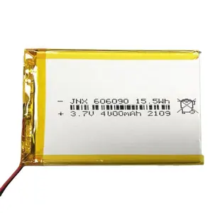 3.7v 4000毫安时606090可充电锂电池，适用于全球定位系统MP4相机电源银行平板电脑电动玩具垫DVD锂聚合物电池