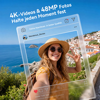 Appareil photo numérique 4K ALEEZI en gros pour vlogging, zoom 16X, autofocus, écran rotatif à 180°, style rétro CCD, batterie 1000 mAh, prix usine B2B