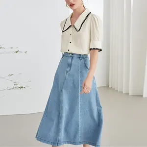 Summer Wholesale Custom Blank Short Sleeve Silk Shirt Women Elegant Casual Turn Down Collar Button Up Shirt For Women
