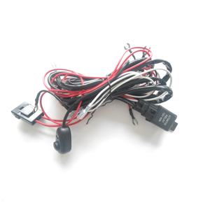 Universelles 1 bis 2 LED-Licht leisten kabel 40A 12-V-Schaltrelais Auto Work Driving Nebels chein werfer Kabelbaum für Geländewagen - Product Image 1