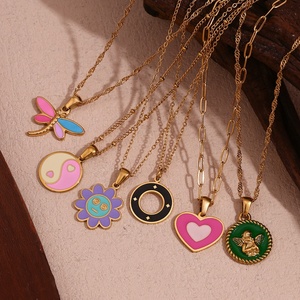 Set di gioielli in acciaio inossidabile placcato oro 18k - Product Image 2