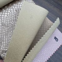 Cuir synthétique PU écologique effet écaille de serpent stéréoscopique 0,8 mm pour sacs et bagages H615
