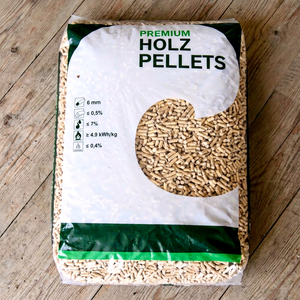 Granulés de bois de sapin classe A1, 6 mm, en sacs de 15 kg, pour système de chauffage américain, 3% de cendres, 8% d'humidité, prix abordables - Product Image 1