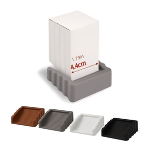 Butée de porte créative anti-vent 4,4 cm en caoutchouc, support de sol anti-collision pour usage intérieur - Product Image 1