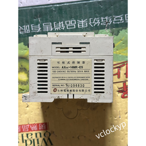 Shihlin <b>Electric</b> AX0S-14MR-ES AX0S14MRES Programmable Logic Controller Used - Product Image 1