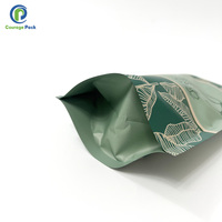 Sachets de thé vides personnalisés recyclables, imprimés, en vrac, petits emballages alimentaires, pochettes verticales avec fermeture éclair