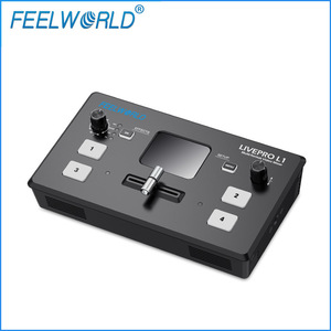 ฟีลเวิลด์ ไลฟ์โปร L1 เครื่องผสมวิดีโอ 4 ช่อง USB 3.0 อุปกรณ์สตรีมมิ่งสำหรับการผลิตแบบสด - Product Image 4