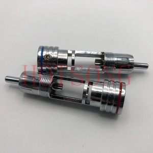 ปลั๊กประกอบ RCA แบบเคลือบคาร์บอนไฟเบอร์ Bonico พร้อมดีไซน์แบบ 10 พิน รุ่น 2024 1 แกน สำหรับเสียง/วิดีโอ <span class=keywords><strong>AV</strong></span> - Product Image 2