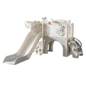 Box per Bambini Multifunzionale con Scivolo in Plastica e Giocattoli, Parco Giochi Domestico per Bambini, Ideale per Asili Nido e Scuole Materne - Product Image 1