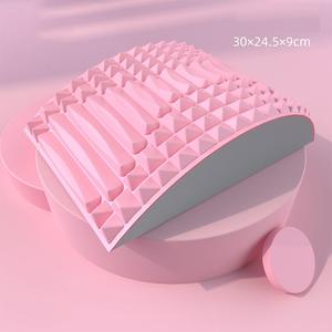 Coussin de massage pour le bas du cou Douleur dorsale Entraîneur de relaxation de la colonne lombaire Exercice d'étirement lombaire Pilates Yoga Coussin lombaire pour le dos - Product Image 3
