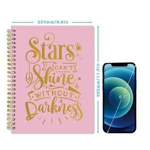 Nouveau carnet A4 spirale 2026 avec estampage à chaud, planificateur <span class=keywords><strong>de</strong></span> planning, gestion du temps, enregistrement du <span class=keywords><strong>travail</strong></span>, agenda <span class=keywords><strong>de</strong></span> bureau, papeterie professionnelle, cadeau - Product Image 3