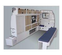 Processus de fabrication d'un cabinet intérieur en aluminium pour ambulance Sprinter Van