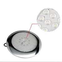 Lumière de dôme ultra-lumineuse IP67 étanche à 60 LED 5W, 12V/24V, boîtier en aluminium, lumière intérieure pour camion