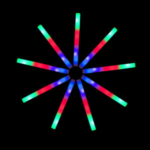 Bâtons lumineux en mousse LED blancs personnalisés avec logo pour mariage, fête, concert, baguette lumineuse clignotante, baguette lumineuse LED, bâton lumineux en mousse pour encourager - Product Image 6