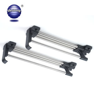 מתלה בגדים מתכוונן, נפתח, נשלף וניתן להסרה, עשוי ברזל ופלסטיק, עם בולם זעזועים יחיד, לתלייה על תקרה/דלת/קיר. - Product Image 5