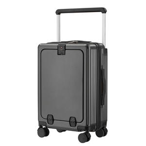 Valise multifonctionnelle Yongsheng 20 pouces en graphite avec serrure à combinaison et ouverture frontale à fermeture éclair pour voyage - Product Image 4