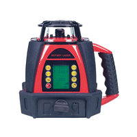 HW-204 avec écran LCD nivel rotatif laser transmetteur de niveau terrestre hanwon auto-nivellement 360 rotatif rouge vert faisceau laser niveau