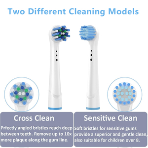YBK Factory OEM ODM 8PCS Electric Toothbrush Heads Replacement Patent Electric Toothbrush Heads for <strong>Oral</strong> - Product Image 2