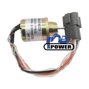Nouveau solénoïde d'arrêt de carburant XPower 119233-77932 pour pelle sur chenilles modèle 1503ES-12S5SUC12S M810324 - Product Image 1